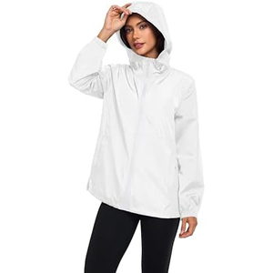 Vestes coupe-vent à fermeture éclair intégrale pour femmes, vêtements décontractés pour la randonnée en plein air, le camping, veste coupe-vent pour femmes - Product Image 3
