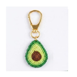 Beaded <b>Pineapple</b> Key Charm Beadwork Hold to Keys or Bag Charm Hand Embroidery Key Charm Handbag Purse Backpacks Gifted Charm - Product Image 2