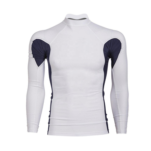 Lightweight Rash Guard Swim Shirt Long Sleeve Quick Dry UV Protection Flexible <b>Athletic</b> Outdoor Water Top - Product Image 2