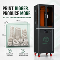 Printer 3D LCD Resin Otomatis dengan Volume Cetak Besar dan Auto Leveling untuk Produksi Laboratorium Prototipe Model Gigi (Baru)