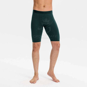 Shorts de compression sur mesure en tissu respirant pour la gym et le fitness, best-seller pour hommes - Product Image 2