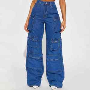 OEM Women's Cargo Jogger Pants Elastic Waist Design for Athleisure Buyers Private Label Production - Product Image 4
