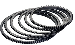 Couronne dentée de volant moteur 144 dents, type collier, compatible avec le démarreur de camion TATA ULTRA, couronne dentée pour moteur diesel Tata Ultra - Product Image 3