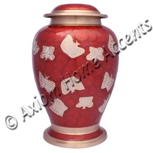 Urna de latón de calidad superior con artesanía clásica y acabado brillante para un tributo digno por Axiom Home Accents - Product Image 6