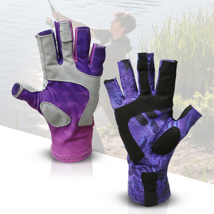 Guantes de Pesca de Medio Dedo para Hombre y Mujer, para Actividades al Aire Libre de Verano, Protección Solar, Diseño Transpirable Antideslizante para Pesca - Product Image 6