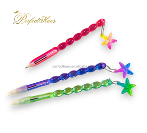 Vente en gros de stylos mignons-Starfish Hang Charm Kids Fancy Pens - Product Image 1