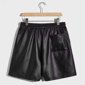 Pantalones Cortos de Cuero para Hombre al por Mayor Personalizados, Pantalones Cortos de Cuero para Hombre de Secado Rápido, Pantalones Cortos de Cuero para Hombre a Precio Económico - Product Image 2