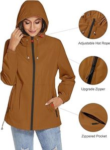 Wholesale Designer <b>Men</b> <b>Long</b> Winter Outdoor Windbreaker <b>Jacket</b> Stand Collar Vintage Style Lightweight Windproof Waterproof Hooded - Product Image 5