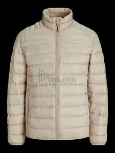 Blouson matelassé pour homme de haute qualité, imperméable et coupe-vent, personnalisé, style universitaire, streetwear, moto, en duvet de canard - Product Image 3