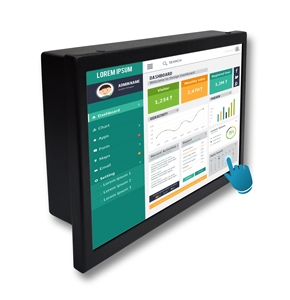 จอแสดงผลอุตสาหกรรมขนาด 10.1 นิ้ว HDMI LED ความละเอียด 1280 x 800 TFT LCD ตัวเรือนโลหะ รองรับการติดตั้งแบบ VESA - Product Image 1