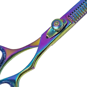 Professional Hair Thinning Scissor 6.5 Inch Multicolor Stainless Steel Barber Thinning <b>Shears</b> Salon Hair Texturizing <b>Tool</b> - Product Image 6