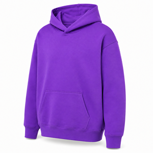 Sudadera con Capucha Premium sin Cordones, de Felpa Gruesa, Corte Regular, Unisex, de Algodón, Transpirable, con Hombros Caídos y Bolsillo Canguro - Product Image 6