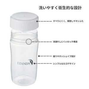 Bouteille shaker blanche de 500 ml, boule shaker en acier inoxydable, durable, écologique, légère, réutilisable, multi-usages, fabriquée au Japon, sans BPA - Product Image 3