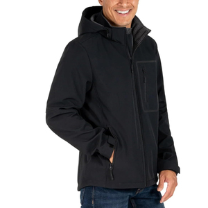 Factory Price Full Sleeve Windproof <b>Running</b> Outdoor Softshell <b>Jackets</b> Long Sleeve Front Zipper Softshell <b>Jackets</b> For <b>Men</b> - Product Image 5