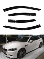 Protector de Ventana GCS Weather Shield, Decoración y Protección Contra la Lluvia, 4 Visores para Ventana, BMW Serie 5 F10 2010-2016, PMMA Acrílico, Doble Adhesivo