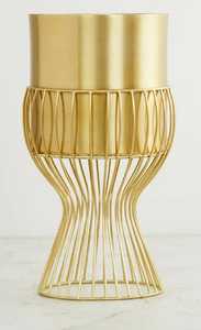 Beautifully handcrafted metal vases featuring high-quality finishing such as <b>powder</b> coating, antique, brushed gold, and <b>textured</b> - Product Image 5