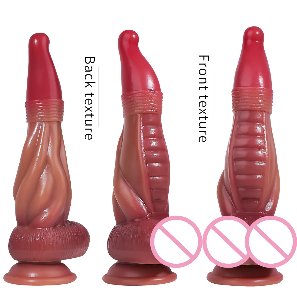 Diskon besar Amazon harga pabrik tubuh seksi mainan baru Dildo seks ukuran besar Dildo silikon lunak Dildo untuk wanita