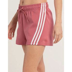 OEM Streetwear <b>Women's</b> Casual Breathable Athletic <b>Shorts</b> With <b>White</b> Stripes High Quality Regular Fit 100% Polyester Summer <b>Short</b> - Product Image 5