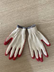 Gants en latex caoutchouté vietnamien anti-coupure, antidérapants, réutilisables, avec poignets en coton tricoté pour la protection des mains lors des travaux de jardinage - Product Image 4