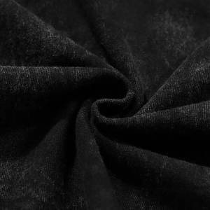 เสื้อยืดผ้าฝ้ายพิมพ์ลายอนิเมะญี่ปุ่นสไตล์วินเทจสำหรับผู้ชาย สไตล์สตรีทแวร์ แขนสั้นสีดำทรงหลวมใส่สบายสำหรับฤดูร้อน - Product Image 4