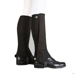 Custom Made Adults Perfect Choice Different Designs Mini <b>Half</b> <b>Chaps</b> Horse Riding Leather <b>Half</b> <b>Chaps</b> - Product Image 1