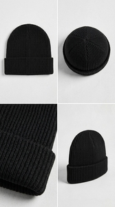 หมวกบีนนี่ไหมพรมอะคริลิกนุ่มแบบพับได้  พร้อมปักโลโก้ตามสั่ง - Product Image 5