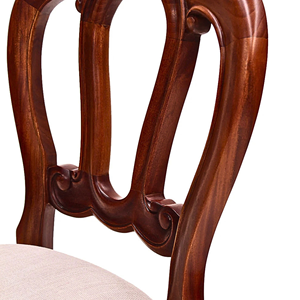 Silla de Comedor Moderna de Madera Maciza, Diseño Minimalista, Respaldo Curvo Ergonómico para Hogar, Restaurante, Cafetería, Hotel - Product Image 5