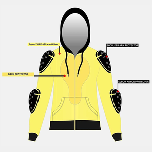 Premium Digital Print Biker Hoodies with Comfortable Protective Winter Motorcycle Racing Jacket - Product Image 5