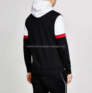 Sudadera con Capucha Personalizada para Hombre, Sudadera de Invierno con Bloques de Color, Sudadera con Capucha Estilo Urbano |   Ropa Deportiva Informal |   OEM/ODM Disponible - Product Image 4