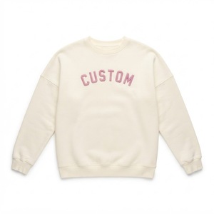 Premium Women Lounge Set Crewneck Sweatshirts Customized Design Embroidery Cotton Fleece Private <b>Label</b> Casual Hoodies Supplier - Product Image 2