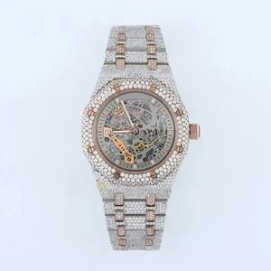 Glamourous Men's Fashion Statement Luxury Moissanite Diamond Wrist <b>Watches</b> for Sale From Indian Supplier - Product Image 4