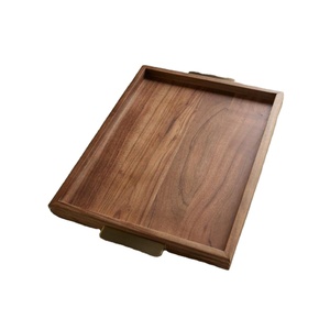 Breakfast Serving <b>Tray</b> With Handles <b>Large</b> Acacia <b>Trays</b> Commercial Use Hotel Restaurant Supplies Wooden <b>Tray</b> Handmade - Product Image 1