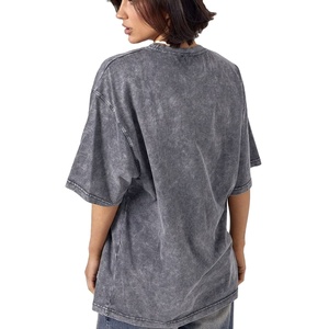 Camisetas de diseño personalizado con impresión de logotipo personalizado Camiseta de manga corta para mujer Proveedor GSM personalizado de BD - Product Image 4