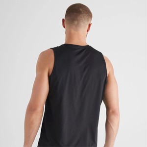 Camisetas sin mangas personalizadas para hombre, camisetas de gimnasio con logo personalizado, ropa de fitness de alta venta al por mayor con impresión personalizada. - Product Image 4