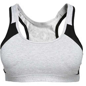 Sujetador deportivo sin costuras para mujer, soporte medio, color liso, transpirable, elástico, para yoga, fitness, ropa deportiva, top para gimnasio - Product Image 1