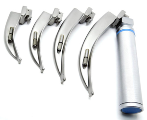 Hot Sale Premium Manual Stainless Steel Fiber <b>Optic</b> Laryngoscope Set Difficult Airway Intubation OEM Basis Surgical <b>Instruments</b> - Product Image 2