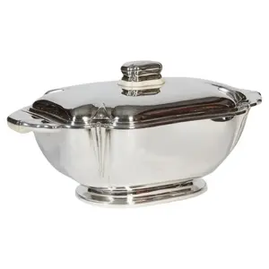 Cacerola Clásica de Acero Inoxidable de Alto Rendimiento y Duradera |   Retención de Calor Prolongada para Alimentos Calientes y Frescos - Product Image 1