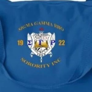 Sigma Gamma Rho <b>Womens</b> Barrel Duffel <b>Bag</b> Sorority Travel Gym Sports Carryall <b>Large</b> Capacity <b>Weekend</b> Luggage with Shoulder Strap - Product Image 2