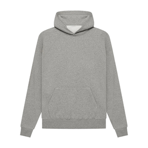 2026 New <b>Top</b> High Quality 380 GSM Pure Cotton Hoodies Cotton Fleece Blank US Size Oversized <b>Raglan</b> Sleeve Men's Casual Hood - Product Image 2