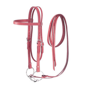 High Quality Leather Horse Bridle With Padded Noseband Adjustable Headstall Durable Riding Tack For <b>Equestrian</b> Use - Product Image 1