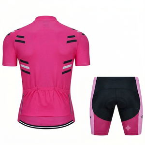 Conjunto deportivo personalizado para ciclismo de montaña, transpirable, de secado rápido, corte ajustado, pantalones cortos con tirantes para hombre, ropa de ciclismo para exteriores. - Product Image 2