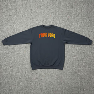 Sudadera con Capucha de Invierno para Hombre, Talla Grande, 100% Algodón, 500 GSM, Cuello Redondo, Bordado Personalizado, Transpirable, Antiencogimiento - Product Image 4