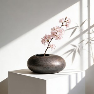 Minimalist <b>Ceramic</b> Tabletop <b>Vase</b> With Matte Finish 8-16 Inches Height 8-12in Width Exquisite Durable Design - Product Image 3