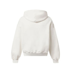 Sudadera con Capucha de Felpa de Algodón Grueso SAAR INDUSTRIES para Hombre, Talla Grande, Color Blanco Sólido, Estilo Casual Urbano, Color y Talla Personalizables, Invierno - Product Image 3