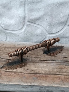 อุปกรณ์ตกแต่งรั้วเหล็ก (ฐานรูปใบไม้ ลวดลายดอกไม้ยกสูง) สไตล์ดั้งเดิม ชุบกัลวาไนซ์ สำหรับผนังภายนอก - Product Image 2