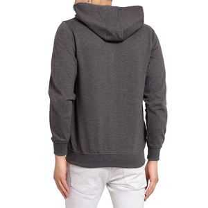 Fashion Winter Embroidered Zipper Hooded Sweater Long Sleeve Solid Color Cotton Polyester Hoodies for Men Polyester Fleece - Product Image 2