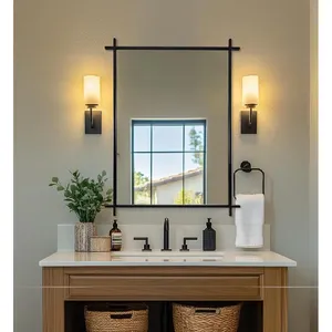 Trending Handmade Metal <b>Wall</b> <b>Mirror</b> Modern Premium Decorative Accent <b>Mirror</b> for Contemporary Living Room Bedroom Home Hotel <b>Wall</b> - Product Image 2