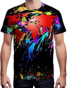 Camisetas Sublimadas Transpirables de Alta Calidad al por Mayor para Hombre, Personalizadas con Impresión Completa, Manga Corta, Corte Regular, Ecológicas - Product Image 3