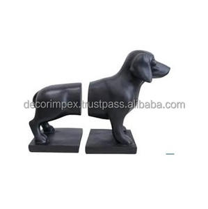 Sujetalibros resistente para sostener libros, extremos de libros para estantes, estatuas de Labrador Retriever, sujetalibros decorativos para libros pesados - Product Image 5