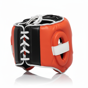 Protector de Cabeza y Cara de Cuero Genuino de Secado Rápido para Entrenamiento de Artes Marciales, Sparring, Boxeo y Combate - Product Image 2